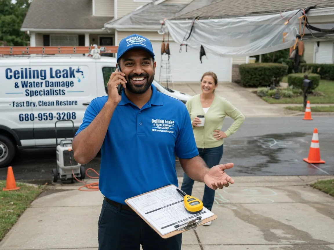 Ceiling Leak Cleanup Brayton, IA FAQs
